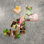 M&D - WOODEN JIGSAW PUZZLES IN A BOX