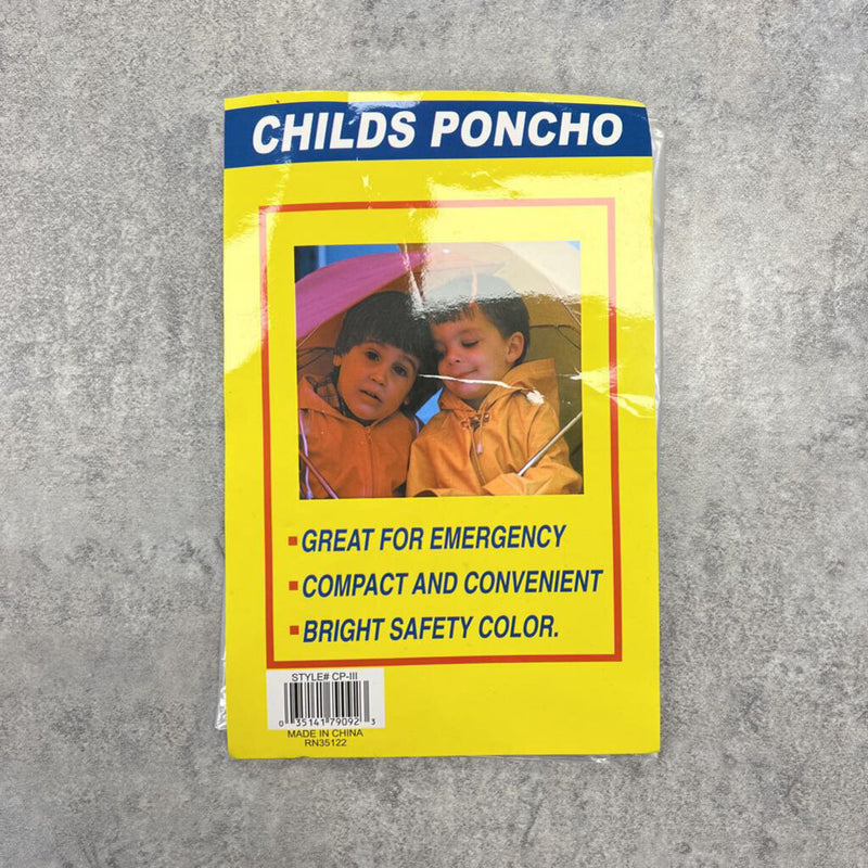 CHILDS PONCHO